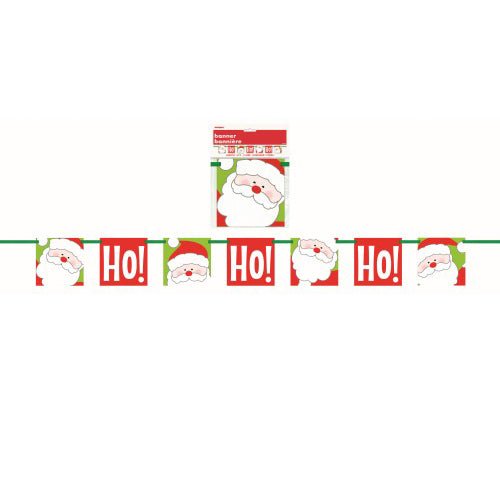 Ho Ho Ho Block Banner Christmas Banner - Everything Party