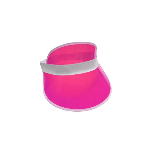 Hot Pink Perspex Visor - Everything Party