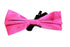 Hot Pink Satin Bow Tie - Everything Party