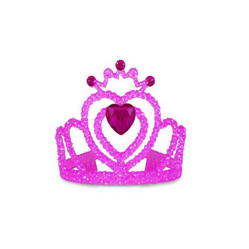 Hot Pink Tiara with Heart Diamond - Everything Party