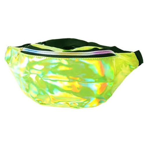 Iridescent Fanny Pack Bum Bag - Lime Green - Everything Party