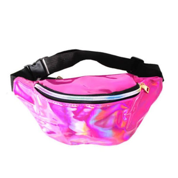 Iridescent Fanny Pack Bum Bag - Pink - Everything Party