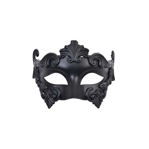 Jeter Roman Black Masquerade Face Mask - Everything Party