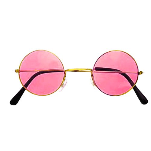 John Lennon Style Hippie Glasses - Pink - Everything Party