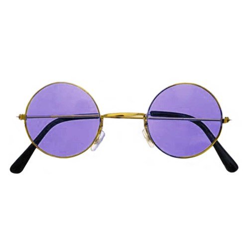 John Lennon Style Hippie Glasses - Purple - Everything Party