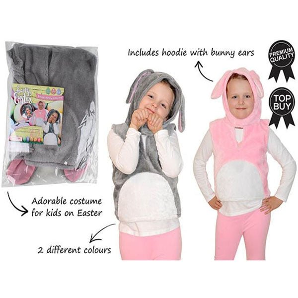 Kids Easter Bunny Vest with Hoodie - Everything Party