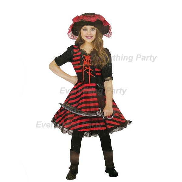 Kids - Karnival Deluxe Caribbean Pirate Girl Costume - Everything Party