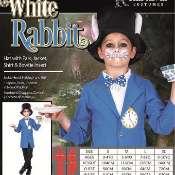 Kids - Karnival Deluxe Storybook White Rabbit Costume - Everything Party