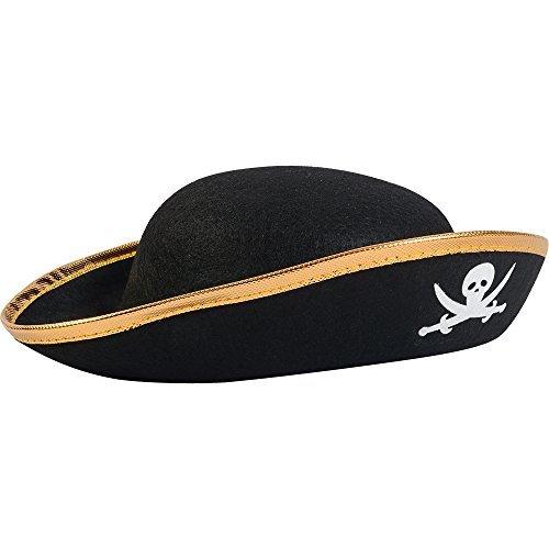 Kids Pirate Hat Gold Rim - Everything Party
