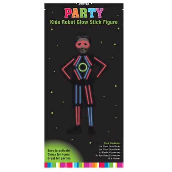 Kids Robot Glow Stick Figure - Everything Party