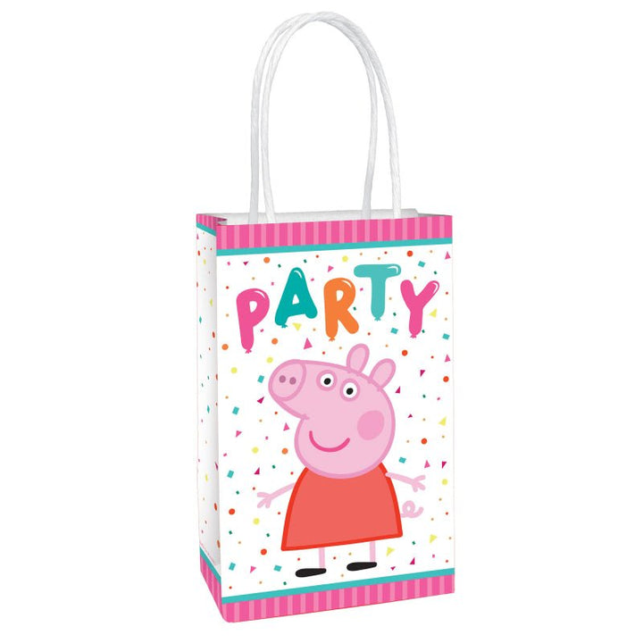 Licensed Peppa Pig Confetti Paper Party Gift Bag - Everything Party