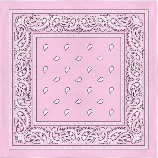 Light Pink Paisley Print Bandana - Everything Party