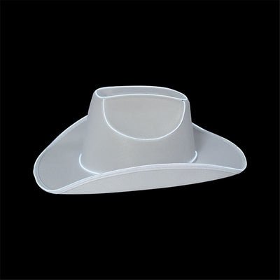 Light Up Cowboy/Cowgirl Hat - White - Everything Party