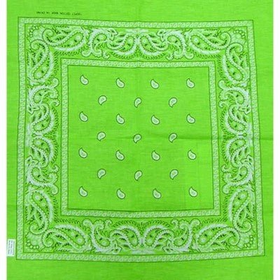 Lime Green Assorted Bandana - Everything Party