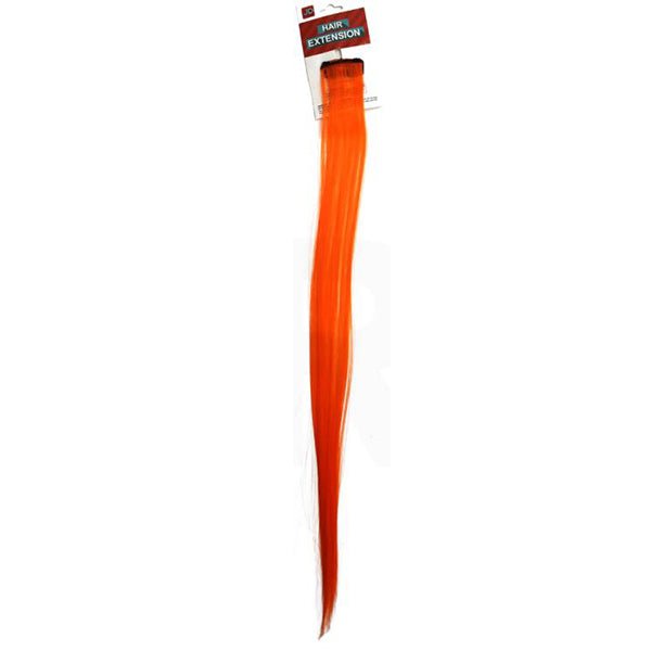 Long Straight Hair Extension - Orange - Everything Party