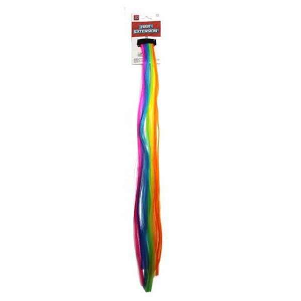 Long Straight Hair Extension - Rainbow - Everything Party