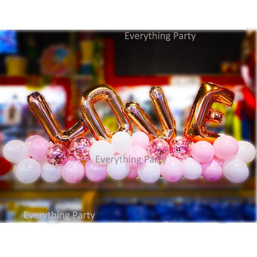 LOVE Table Balloon Arrangement - Everything Party