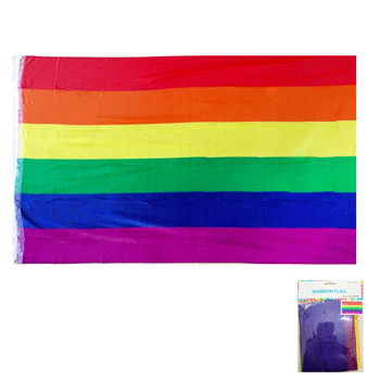 Mardi Gras Rainbow Flag 30*45cm - Everything Party