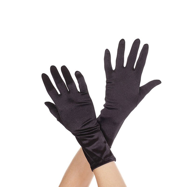 Medium Long Gloves - Black - Everything Party