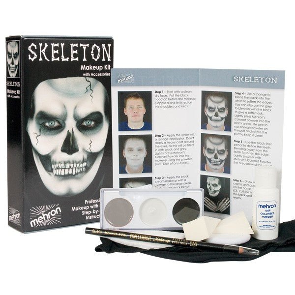 Mehron Professional Makeup Kit - Skeleton - Everything Party