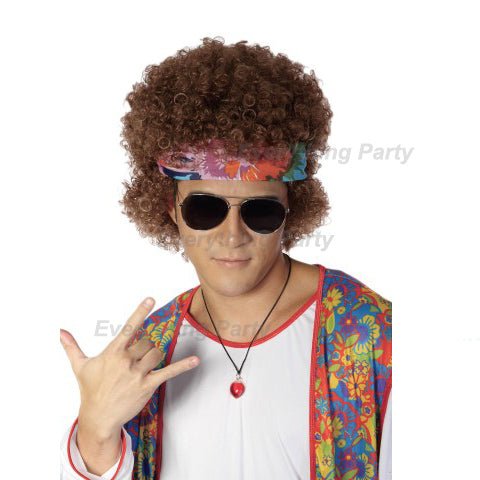 Mens Hippie Wig - Everything Party