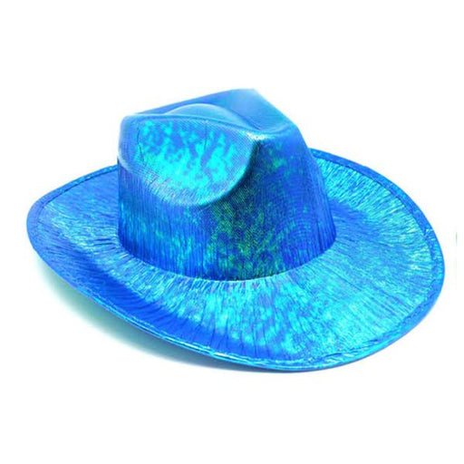 Metallic Blue Cowboy/Cowgirl Hat - Everything Party