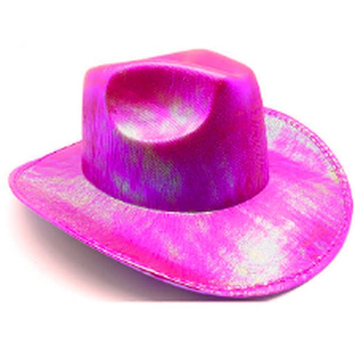 Metallic Hot Pink Cowboy/Cowgirl Hat - Everything Party