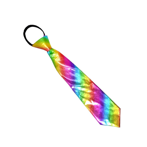 Metallic Rainbow Necktie - Everything Party