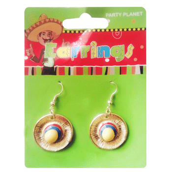 Mexican Sombrero Earrings - Everything Party