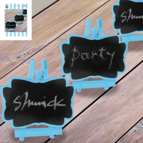 Mini Blackboard - Blue - Everything Party