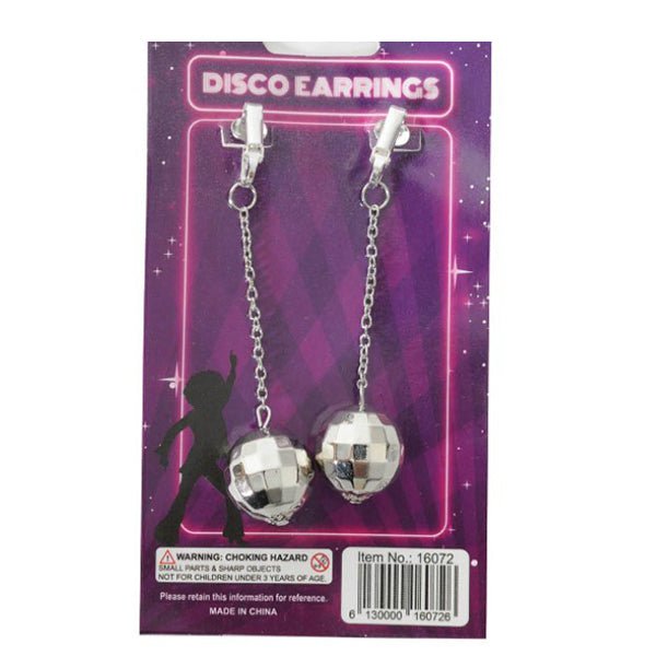 Mini Disco Ball Earring Clip On - Everything Party