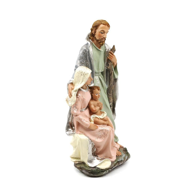 Nativity Scene Mary Joseph And Baby Jesus Figurines - Medium - Everything Party