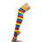 Over the Knee Stockings - Rainbow Stirpe - Everything Party