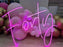Party Hire - 40th Birthday Forty Neon Light Sign Party Decoration (Pink & White) - Everything Party