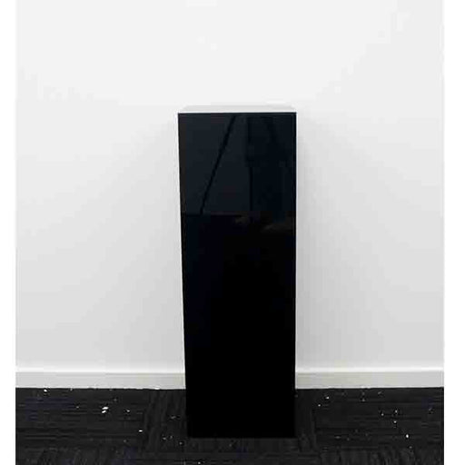 Party Hire - Black Acrylic Plinth 90cm Square - Everything Party