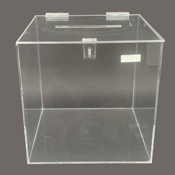 Party Hire - Clear Acrylic Wishing Well Box 30cm - Everything Party