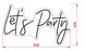 Party Hire - Wedding Birthday Let's Party Neon Light Sign Party Decoration (Pink & White) - Everything Party