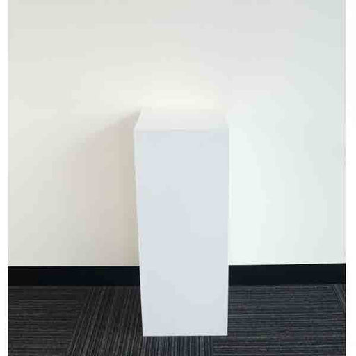 Party Hire - White Acrylic Plinth 75cm Square - Everything Party
