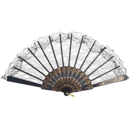 Party Lace Fan - Black - Everything Party