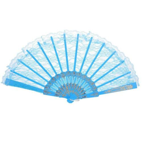 Party Lace Fan - Light Blue - Everything Party