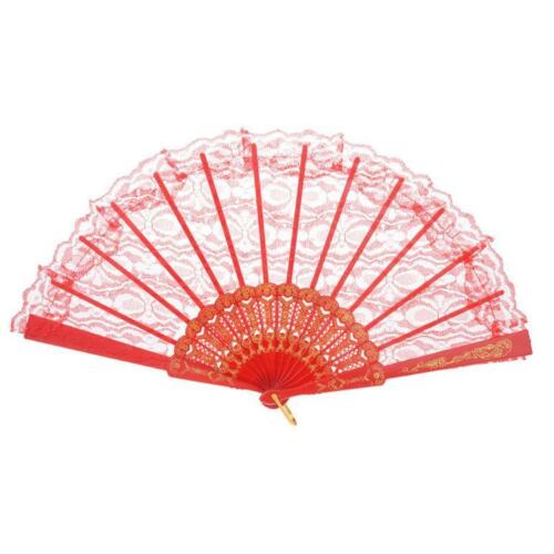 Party Lace Fan - Red - Everything Party
