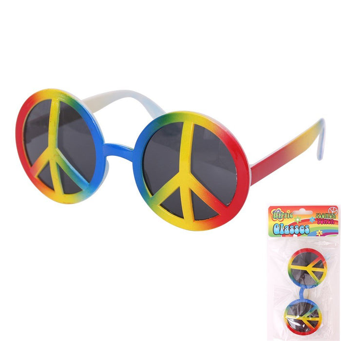Peace Sign Hippie Party Glasses - Everything Party