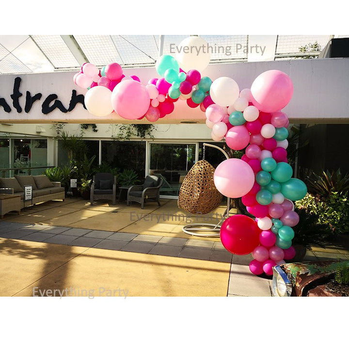 Pink and Mint Balloon Garland - Everything Party