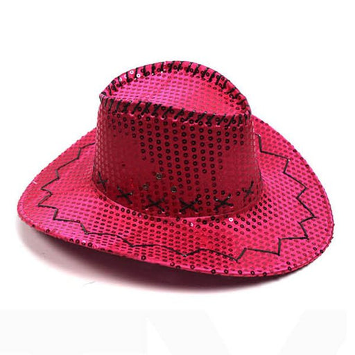 Pink Sequin Cowboy/Cowgirl Hat - Everything Party