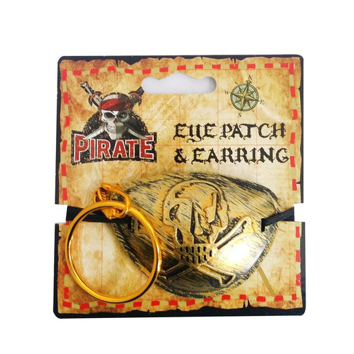 Pirate Eye Patch with Earring - Everything Party