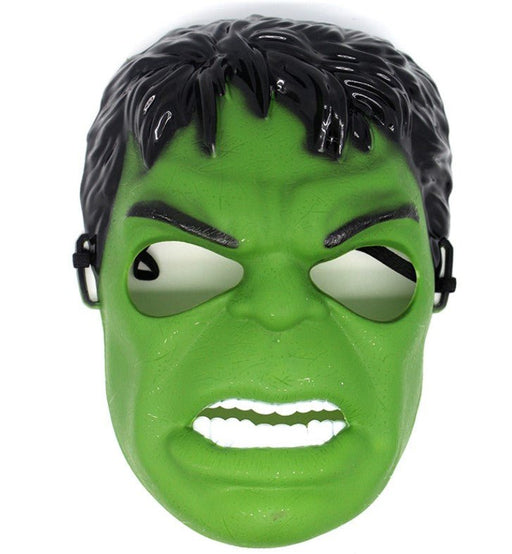 Plastic Green Monster Hulk Style Mask - Everything Party