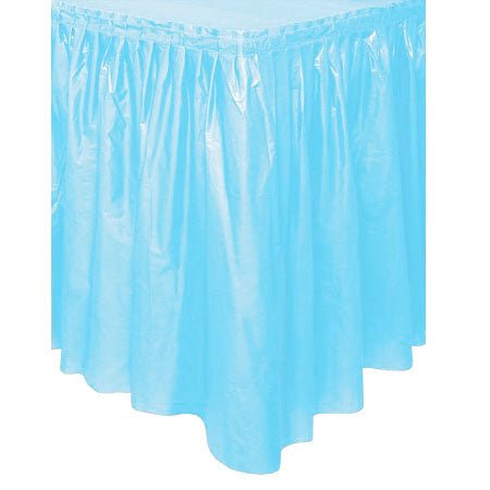 Plastic Table Skirt - Light Blue - Everything Party