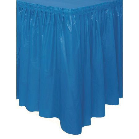 Plastic Table Skirt - Royal Blue - Everything Party