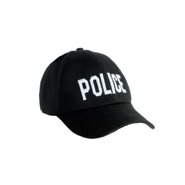 Police Cap Black - Everything Party