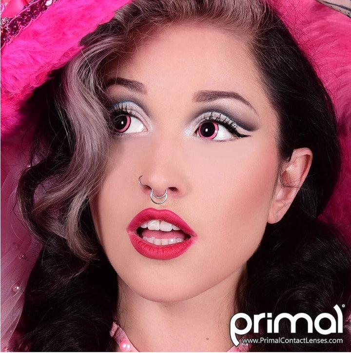 Primal Acid I Pink Coloured Halloween Costume Contact - Everything Party